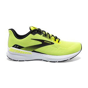 Brooks Launch GTS 8 Mens Road Running Shoes Yellow/Black/White | USA-HCF142968